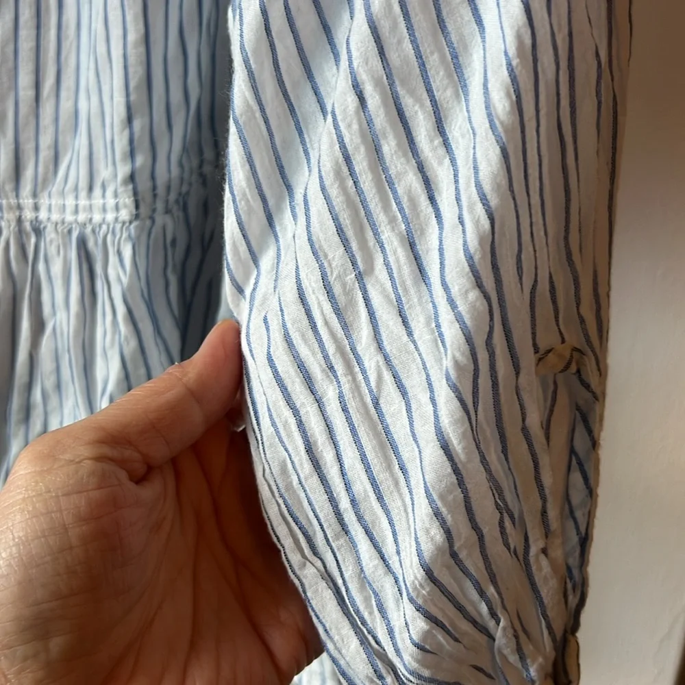 We the Free Striped Blouse Top - Picture 4 of 4